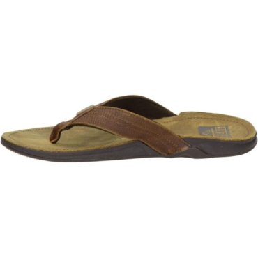 REEF Men’s Sandals J-Bay III | Premium Full Grain Mens Leather Sandals for Instant Comfort(Camel)