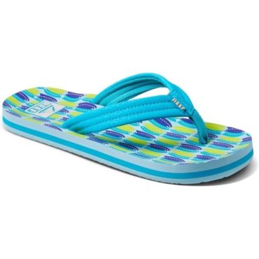Reef Boy’s Kids Ahi Sandal, Blue Fish, 3 Big(Reef Boy’s Kids Ahi Sandal, Blue Fish, 3 Big)