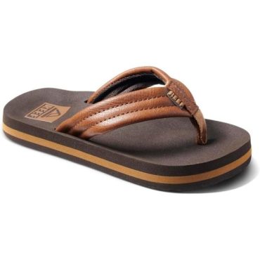 Reef Boy’s Kids Ahi Sandal, Brown, 3 Big(Reef Boy’s Kids Ahi Sandal, Brown, 3 Big)