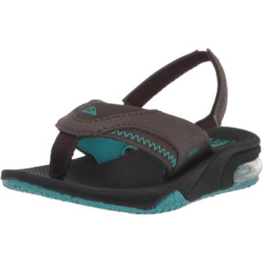 Reef Boy’s Little Fanning Flip-Flop(Black/Brown/Blue)