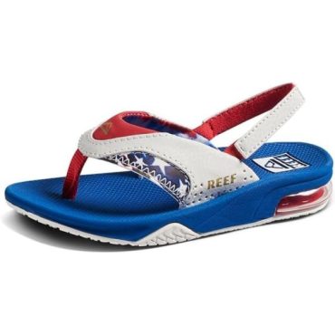 Reef Boy’s Little Fanning Flip-Flop(Red White and Blue)