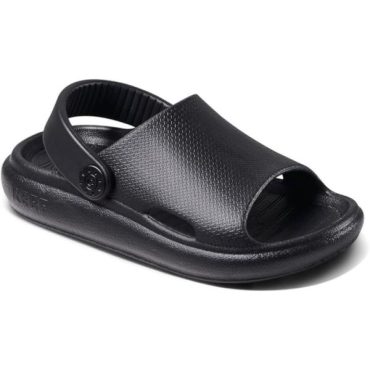Reef Boy’s Little Rio Slide Sandal(Black)