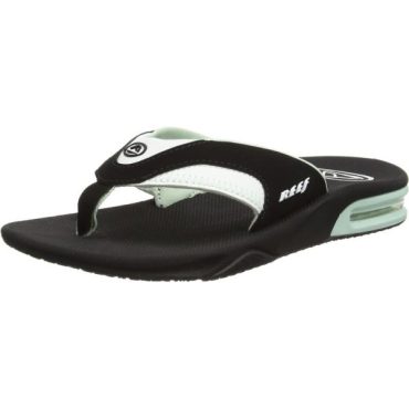 Reef Fanning Womens Sandals | Bottle Opener Flip Flops For Women(Black/Mint)