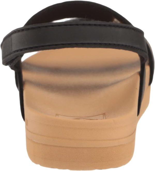 Reef Girl’s Kids Water Vista Sandal(Black/Tan) - Image 3