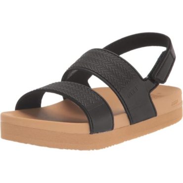 Reef Girl’s Little Water Vista Sandal(Black/Tan)
