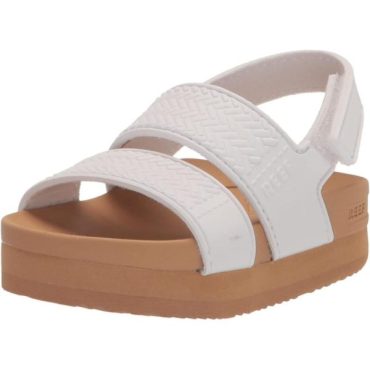 Reef Girl’s Little Water Vista Sandal(White/Tan)