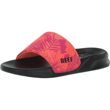 Reef Kids One Slide Sandal(Pink Peacock Hibiscus)