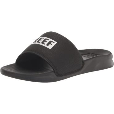 Reef Kids One Slide Sandal(Reef Black/White)
