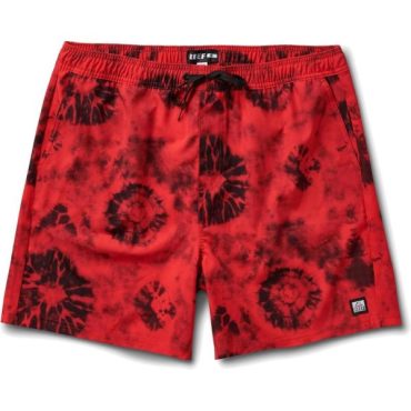 Reef Mens 17″ Elastic Waist Short(Bob/Hibiscus)