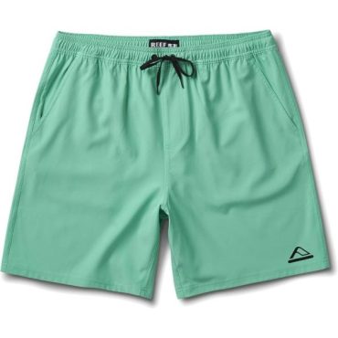 Reef Mens 17″ Elastic Waist Short(Jackson/Electric Green)