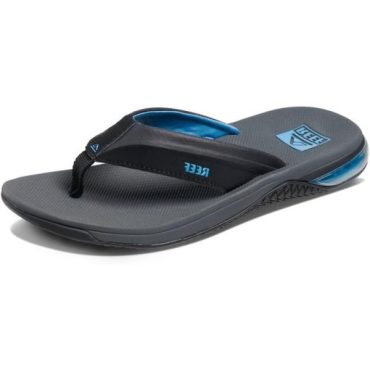 Reef Men’s Anchor Flip-Flop(Grey/Blue)