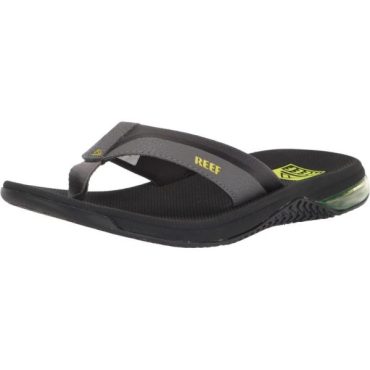 Reef Men’s Anchor Flip-Flop(Grey/Lime)