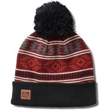 Reef Mens Cuff Beanie(Jimmy Jaquard(caviar))