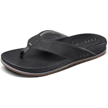 Reef Men’s Cushion Bonzer Sandal(Black/Gum)