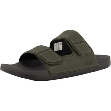 Reef Men’s Cushion Tradewind Slide Sandal(Grey/Olive)