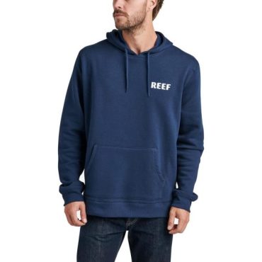 Reef Mens Fleece Hoodie(Barrel Pullover/Dress Blue)