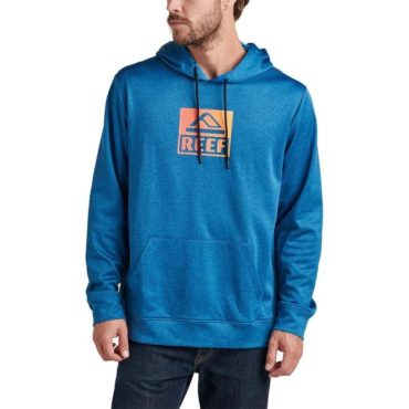 Reef Mens Fleece Hoodie(Driver Tech/Blue Heather)