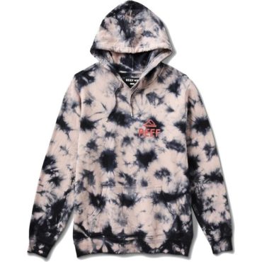 Reef Mens Fleece Hoodie(Hunter Tye Dye/Sepia Rose)