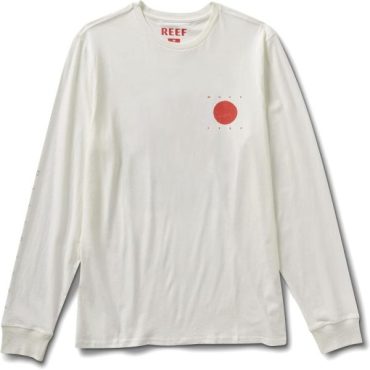 Reef Mens Long Sleeve Graphic Tee(Racked/Marshmallow)