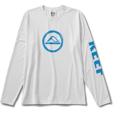 Reef Mens Long Sleeve Rashguard(Yuna/Bright White)