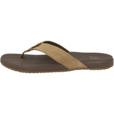 Reef Men’s Sandals Cushion Phantom LE | Full Grain Leather Upper With Padded Lining(Bronze)