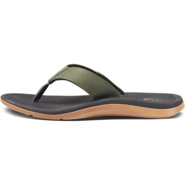 Reef Men’s Santa Ana Flip-Flop(Geo Olive/Gum)