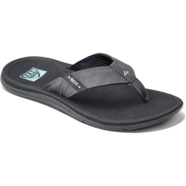 Reef Men’s Santa Ana Flip-Flop(Gunmetal/Ocean)