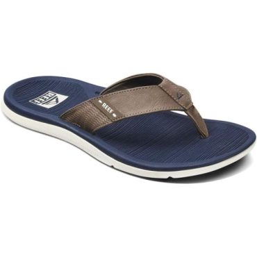 Reef Men’s Santa Ana Flip-Flop(Navy/Khaki)