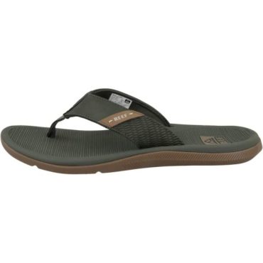 Reef Men’s Santa Ana Flip-Flop(Olive/Gum)