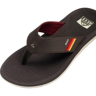 Reef Men’s Santa Ana Flip-Flop(Vintage Brown Sunset)