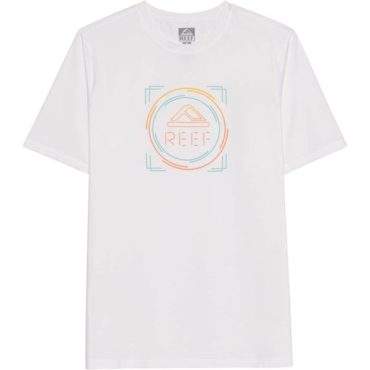 Reef Mens Short Sleeve Rashguard(Bright White (Lensframe))
