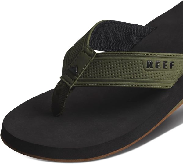 Reef Men’s The Layback Sandal(Black/Olive) - Image 5