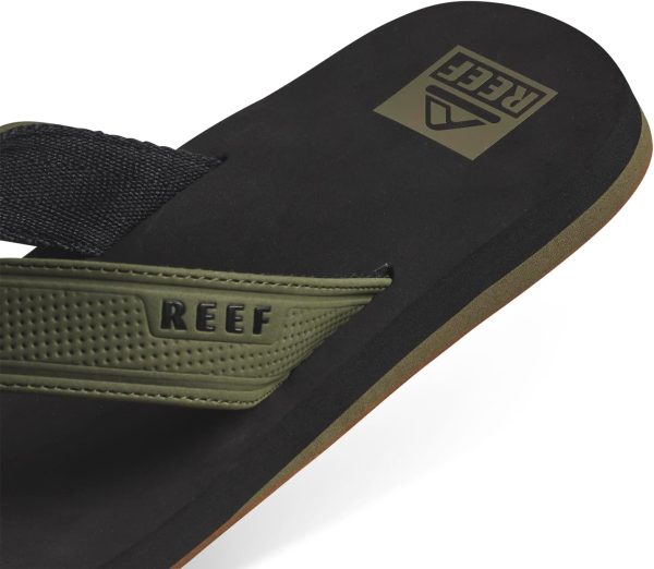 Reef Men’s The Layback Sandal(Black/Olive) - Image 6
