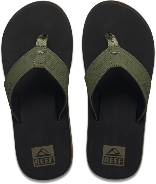 Reef Men’s The Layback Sandal(Black/Olive) - Image 4