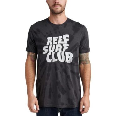 Reef Mens Tie Dye Graphic Short Sleeve Tee(Sabbath Tie Dye(phantom/Asphalt))