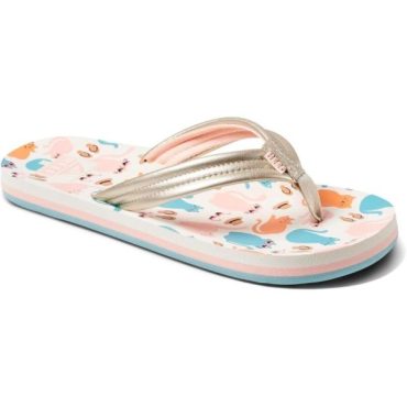 Reef Unisex-Child Kids Ahi Flip-Flop(Cool Cats)