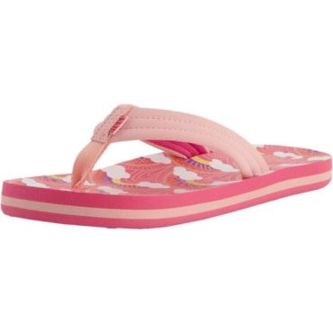 Reef Unisex-Child Kids Ahi Sandal(Rainbows and Clouds)