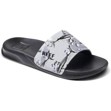 Reef Unisex-Child Kids One Slide Sandal(Grey Camo Shark)