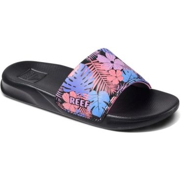 Reef Unisex-Child Kids One Slide Sandal(Purple Fronds)