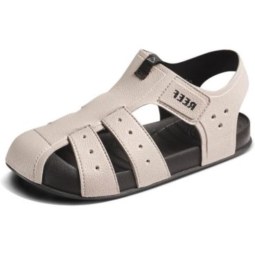 Reef Unisex-Child Kids Water Beachy Fisherman Sandal(Black/Taupe)